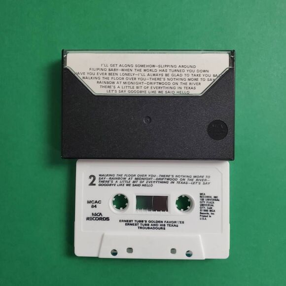 Ernest Tubb Golden Favorites Cassette MCA - Picture 2 of 3